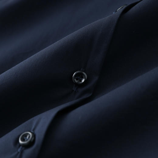 「高货wl」全新升级【铂金会员339/天猫459/差价120】(01349)洛诗琳气质翻领通勤冰感衬衫连衣裙2025夏季新款收腰长裙 商品图3