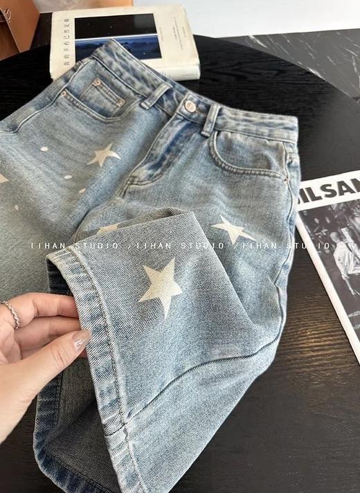 星星显瘦牛仔五分裤 商品图9
