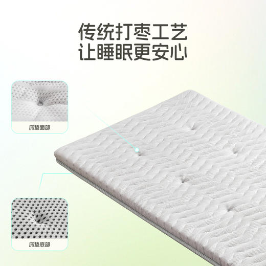 雅芳婷床垫家居床上用品金刚弹力三折垫3D透气床垫LK066 商品图3