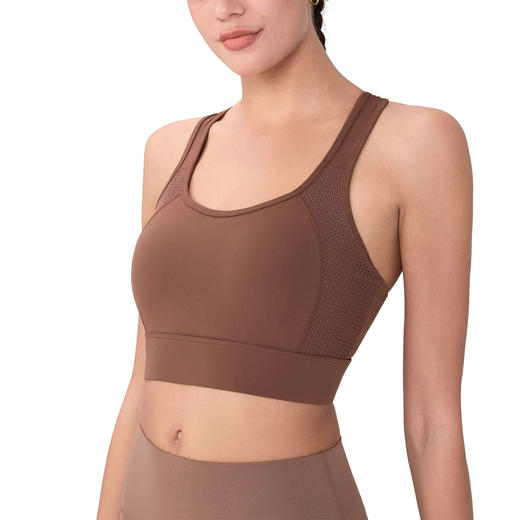 跃牌（呗咪纷纷系列）镂空透气裸感美背无钢圈健身瑜伽薄款运动文胸内衣wx3031 商品图4