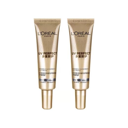 严选 | 欧莱雅小金管水感防晒霜15ml*4支 多重防护 清爽不粘腻 商品图2