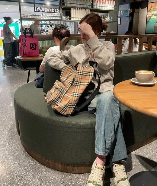 bbr格子书包双肩包 商品图9