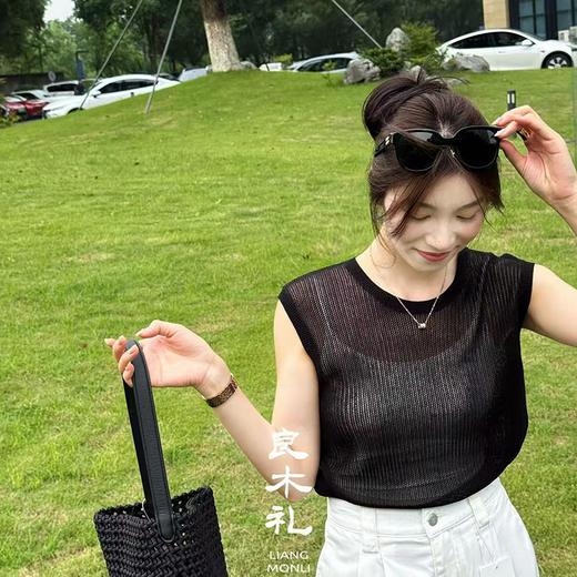 【不退不换】良木礼亚麻背心（25013） 商品图4