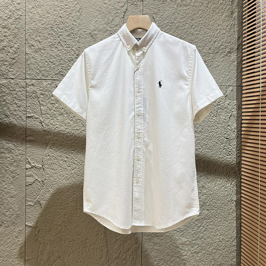 原单RalphLauren/拉夫劳伦男装经典版棉麻衬衫RL16598
颜色：白色 藏青 军绿 
尺码：M-XXL 商品图5