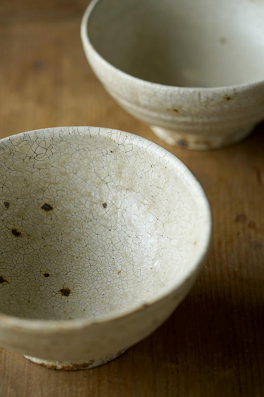 尾形笃63罅粉引｜中碗 商品图1