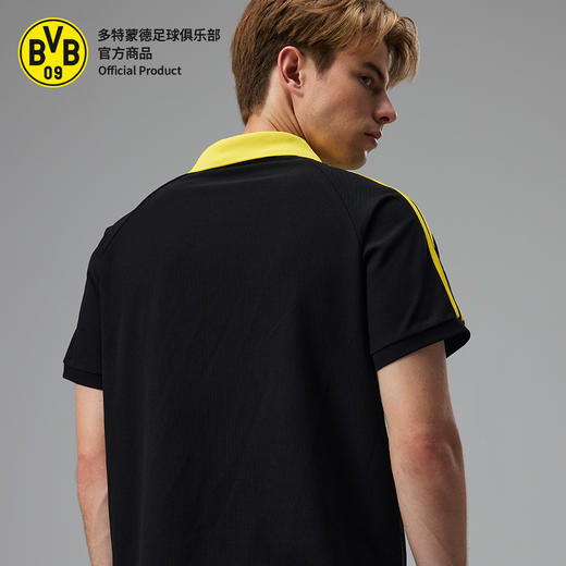 【官方正版】多特蒙德足球俱乐部 | 聚星黑黄拼色POLO夏季潮流舒适短袖 商品图4