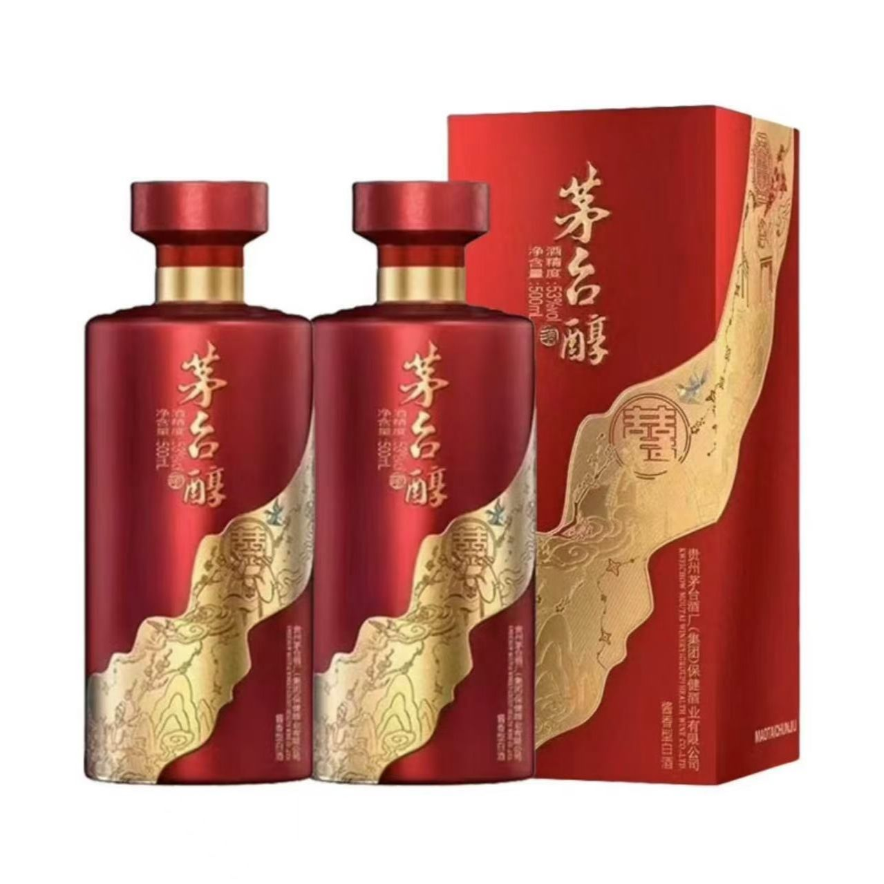 茅台醇庆典 53度酱香型白酒 整箱500ml*6瓶包邮