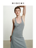HIDEMI度假系列显瘦弹力自然棉工字背心百搭经典万能连衣裙长裙 商品缩略图6