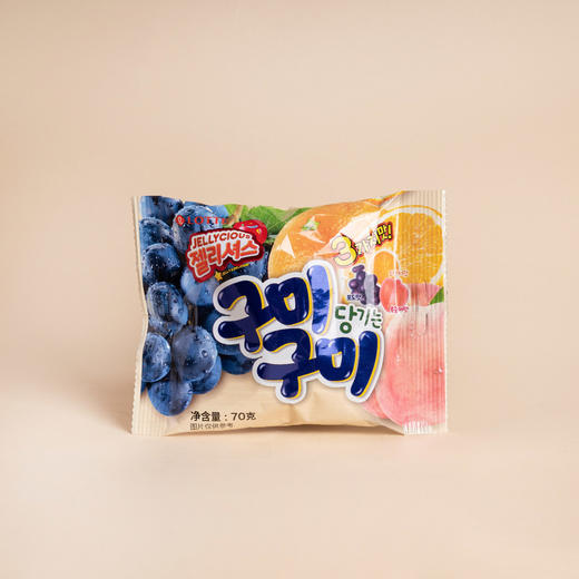 乐天混合水果味软糖(韩文版)  70g 商品图1