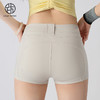 跃牌【小甜心】系列 瑜伽三分短裤跳操运动骑行裤弹力速干健身热裤美臀裤夏口袋517 商品缩略图4