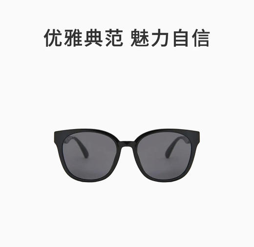 GUCCI 女士灰色树脂方形太阳镜 商品图0