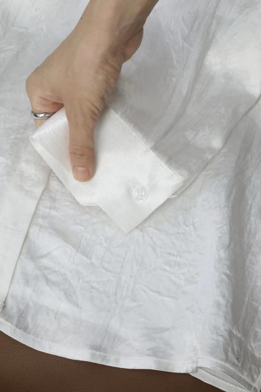 LPIUTY品牌直发！极简老钱风醋酸衬衫 C2288012 商品图13