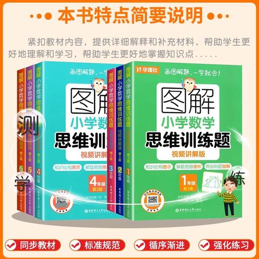 2025图解小学数学思维训练题一年级二年级三四五六年级上下全一册第三版人教版奥数书举一反三玩转应用题 商品图2