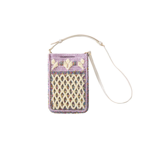 苏苏姐家菱格点彩斜挎包手工DIY编织小物钩针毛线团材料包 商品图5