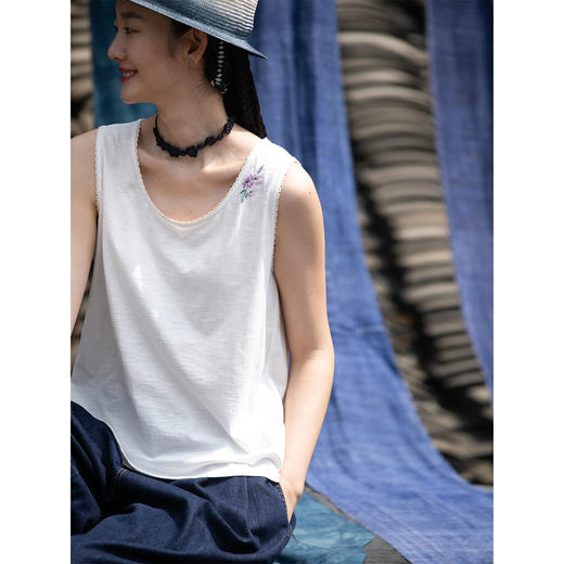 牧衣游原创 手工刺绣炒色纯棉马夹 限量福利款 乐多不支持会员折 商品图1