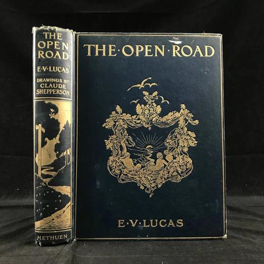 1913年 卢卡斯《宽广大道》 16幅彩色手工贴图 漆布精装16开 商品图0