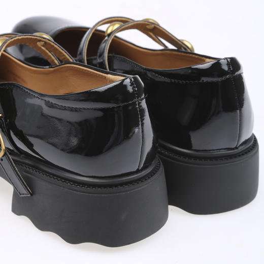 【云粉节】BF千百度2025新款玛丽珍鞋漆皮厚底一字带女鞋单鞋A25468962吊牌价999活动价799 商品图4