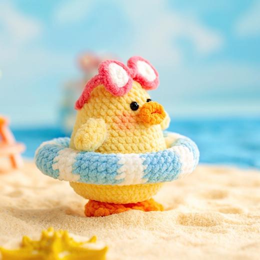 苏苏姐家胖小鸭系列玩偶手工diy编织钩针毛线团自制套装玩偶材料包 商品图1