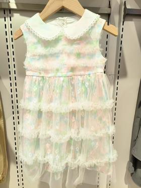 2F 以纯儿童针织连衣裙