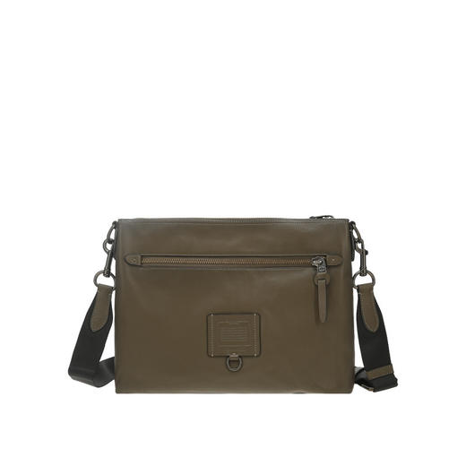 COACH 专柜款男士皮质单肩斜挎包 商品图0