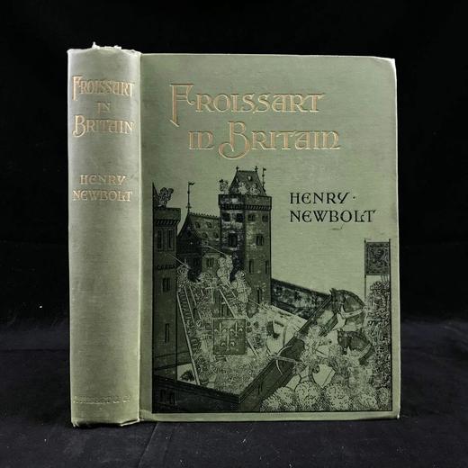 1900年 傅华萨在英国 24幅插图 漆布精装大32开 商品图0