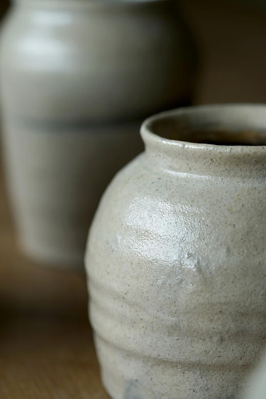 尾形笃57A薪粉引｜小壶 商品图2