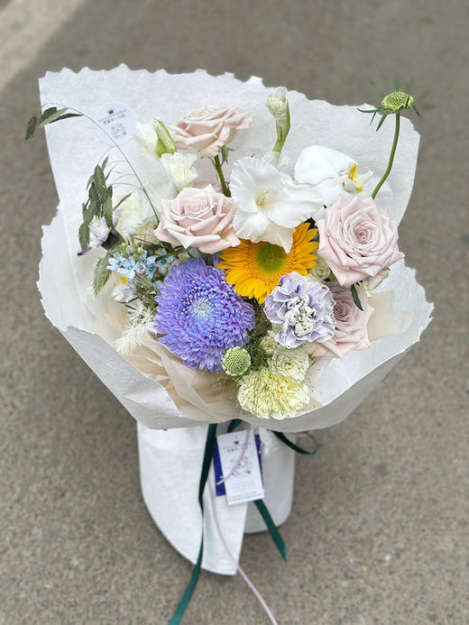 手打，手撕纸长支花束 商品图1