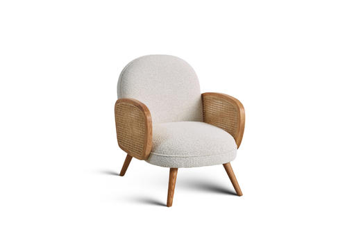 Ribot 波特藤编休闲椅 | 皮布面料可选，详询客服 商品图0