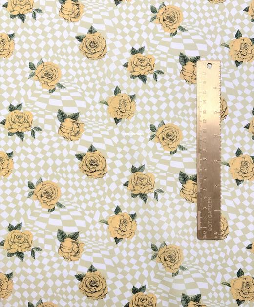 LT158B Liberty 格子玫瑰 CHECKERED ROSE  Seasonal季节系列 邮费到付 269元/米 商品图1