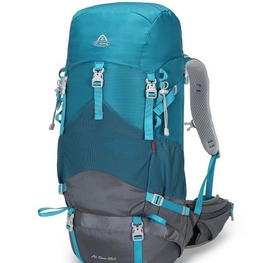 【长线】艾王户外55L防泼水悬浮背负多功能徒步露营男女双肩旅行登山包 商品图4