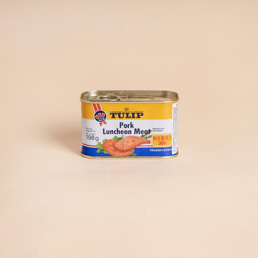 郁金香减盐猪肉午餐肉罐头 198g 商品图0