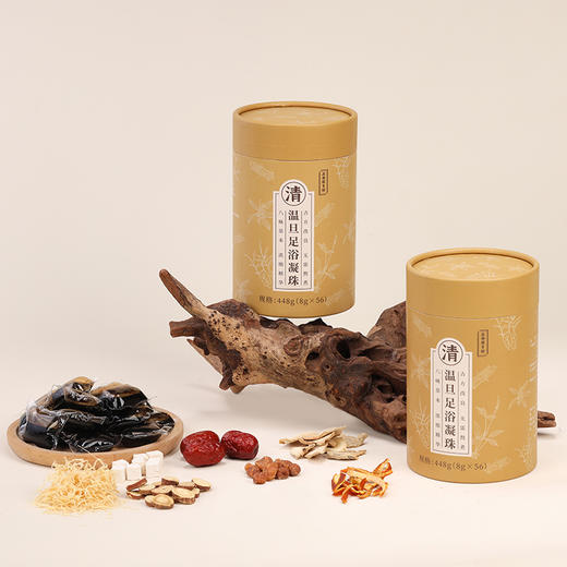 正安国货·温旦足浴凝珠 经典古方 半夏茯苓陈皮甘草生姜等八味原材  8g*56颗/盒 商品图0