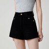 半身缘女裤 夏季宽松薄款棉弹A字包臀百搭牛仔三分短裤DS503 商品缩略图0