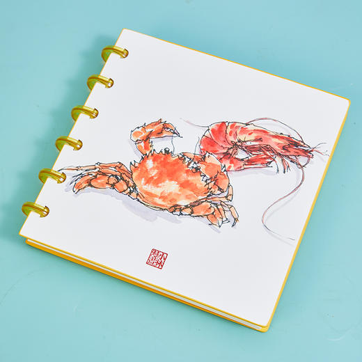 小林漫画 活页本蘑菇扣手账本——速写城市系列 商品图10