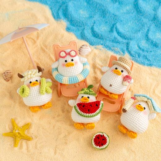 苏苏姐家胖小鸭系列玩偶手工diy编织钩针毛线团自制套装玩偶材料包 商品图2