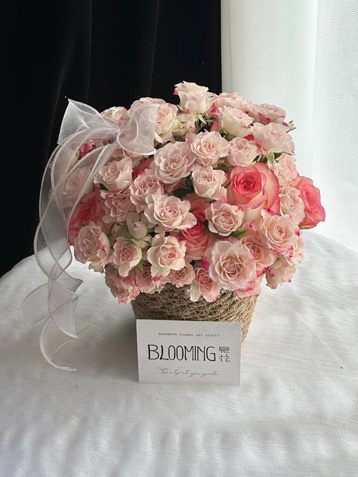 【甜蜜手捧花】AB级艾莎玫瑰10支+AB级折射多头玫瑰5支 商品图3