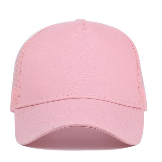 纯棉五片网帽塑料调扣男女同款帽子棒球帽遮阳防晒帽鸭舌帽网孔透气ZY3003 商品图5