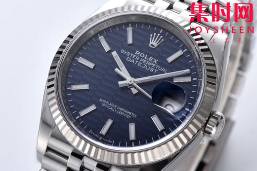 C厂劳力士日志型36mm 格纹条丁面 3235机 五珠链 904L钢 男士腕表 小手腕福音 商品图1