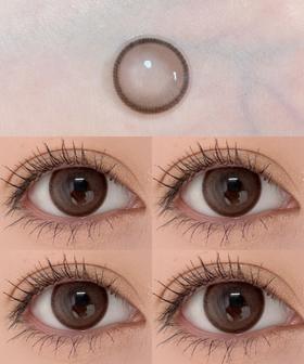 EallaGirl年抛美瞳 栗栗山茶 14.2mm