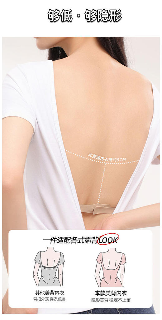 2.26之后发！【蓓米莉Bimilie隐形无痕安全裤/露背隐形内衣/吸盘抹胸内衣】隐形无痕安全裤，与皮肤融为一体的隐形安全裤！露背隐形内衣，又美又好穿的美背！吸盘抹胸内衣，比胸贴还要牢固的安全感抹胸！ 商品图9