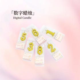 数字生日蜡烛 按需购买 【单拍不发货 随蛋糕配送】