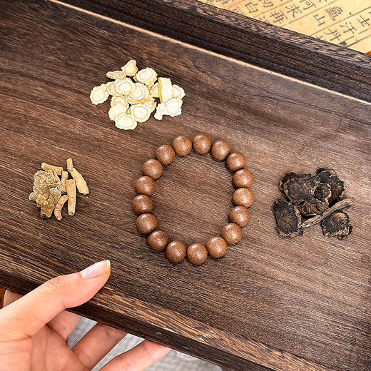 古法养生【贺福安- 新 中式手串-素串】 情绪稳定 男女款手串 非遗工艺 商品图4