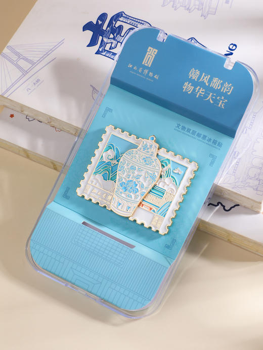 文物双层邮票冰箱贴 商品图1