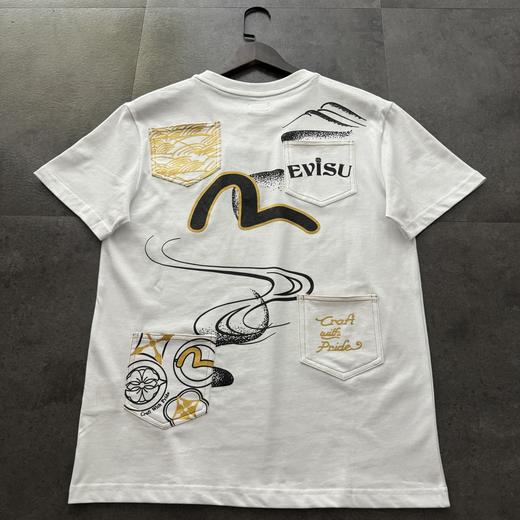 点此购买 福神夏季男士多口袋和多印花休闲潮流百搭时尚短袖T恤 md 321896 商品图1