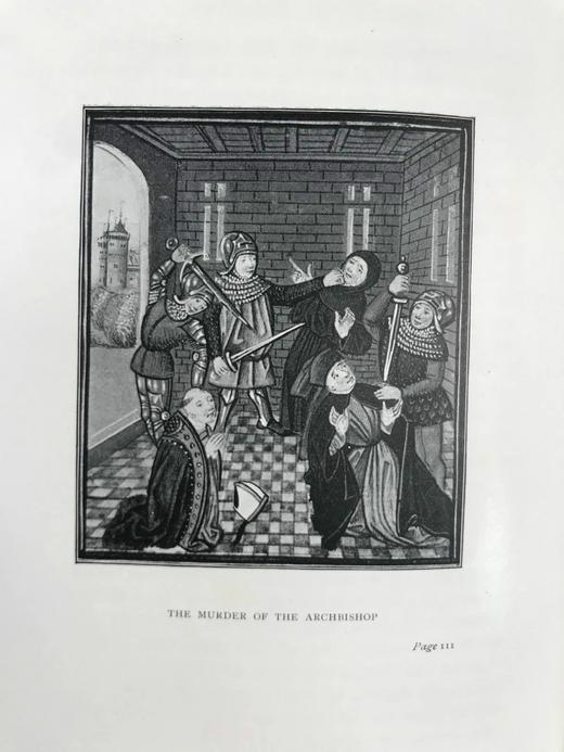 1900年 傅华萨在英国 24幅插图 漆布精装大32开 商品图8