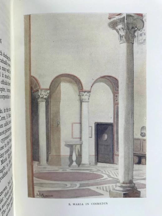 1912年 罗马风物志 16幅彩色12幅黑白插图 漆布精装32开 商品图10