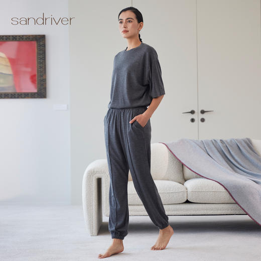 精纺羊绒小脚裤SJF97K038N 商品图2