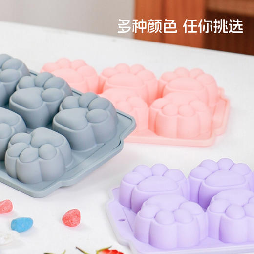 【猫爪蒸糕冰格模具】辅食冷冻格食品级硅胶婴儿辅食冰格分装格肉泥蒸糕模具冰格 商品图9