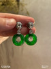 老坑帝王绿平安扣耳坠【5230704】具体价格微信咨询 商品缩略图6
