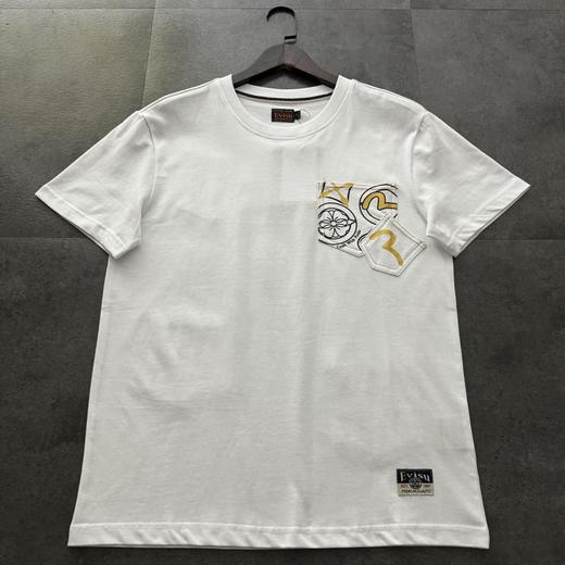 点此购买 福神夏季男士多口袋和多印花休闲潮流百搭时尚短袖T恤 md 321896 商品图2